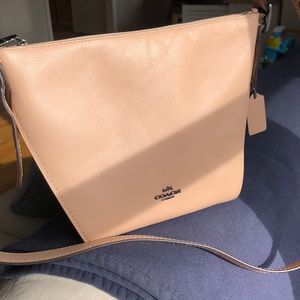 Gorgeous Nude Coach Crossbody! Used once! Excellent Condition!